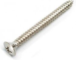 Music Accessories Stringing Screws for Neck Plate in Silver Color