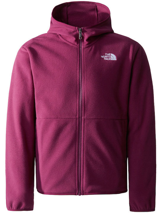 Παιδική Ζακέτα Φούτερ Fleece με Κουκούλα Μπλε Full