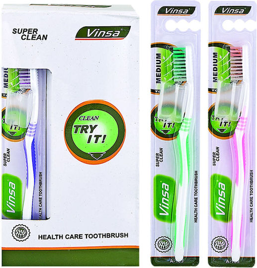 4teen-4ty Manual Toothbrush Medium 12pcs