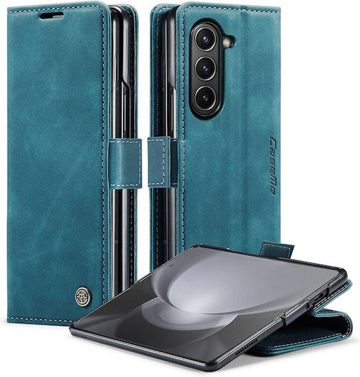 Samsung Retro Wallet Case Blue (Galaxy Z Fold5)