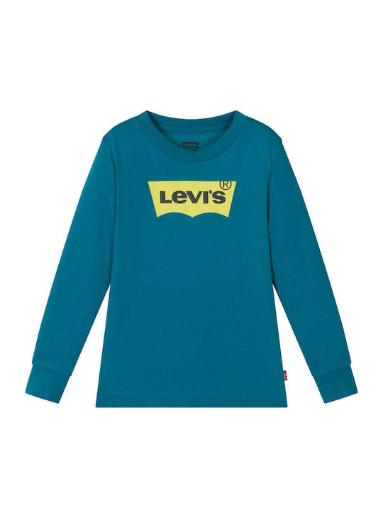 Levi's Παιδική Μπλούζα Μακρυμάνικη Μπλε