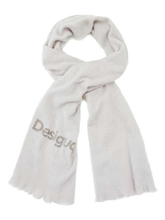 Desigual Women's Wool Scarf Gray