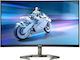 Philips 32M1C5200W VA HDR Curbat Gaming Monitor 31.5" FHD 1920x1080 240Hz cu Timp de Răspuns 4ms GTG