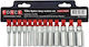 Force Set Ratchet 1\4" 13pcs