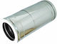 Technometal Καμινάδα Καπνοδόχου Inox 200mm Ασημί