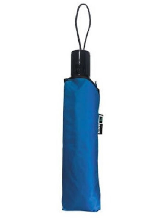 Rain Windproof Automatic Umbrella Compact Light Blue