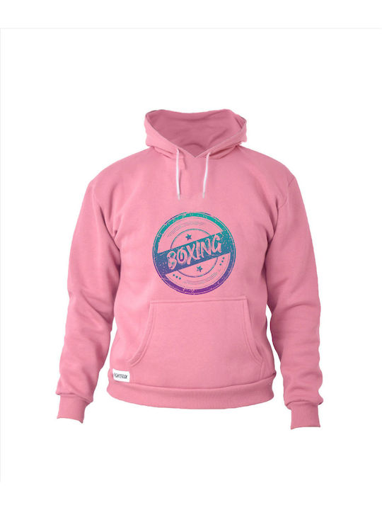 FightFlix Kinder Sweatshirt mit Kapuze Rosa