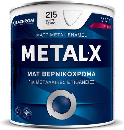 Pellachrom Metal-x Matt Farbe Oberbau Schiff 2.5lt 215 Weiß