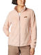 Women's Cardigan with Zipper Pink