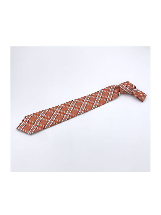 Duk Herren Krawatte Monochrom in Orange Farbe