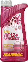 Mannol AF12+ Antifreeze Концентриран антифриз за охладителна течност Автомобил G12+ Червен Цвят 1лт Mannol AF12+ Antifreeze Концентриран антифриз за охладителна течност Автомобил G12+ Червен Цвят 1лт