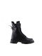 Leather Women's Ankle Boots Black