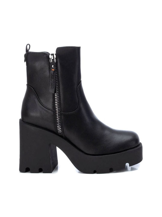 Refresh Damen Knöchelstiefel Schwarz