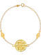 Damen Armband mit Design Istanbul aus Gold 9K