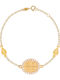 Damen Armband mit Design Istanbul aus Gold 9K