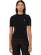 Marysville Women's Athletic Blouse Short Sleeve Black