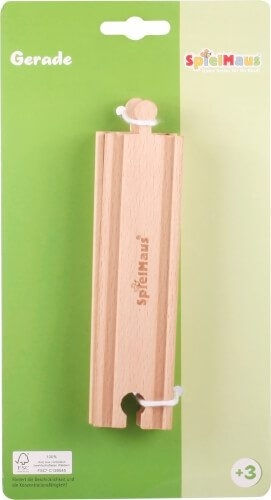 Spielmaus Railroad Tracks made of Wood for 3+ years+ Years
