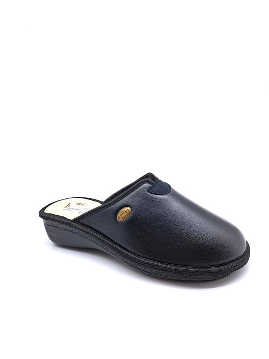 Anatomice Din Piele Papuci de Damă Negre