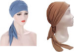 Elecool Turban Haar Stirnbänder Blau 2Stück