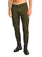 Felix Trousers Cargo Elastic in Loose Fit Green