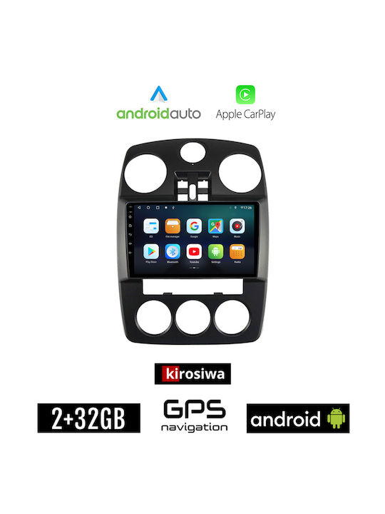 Kirosiwa Sistem Audio Auto Chrysler PT Cruiser 2005-2010 (Bluetooth/USB/AUX/WiFi/GPS/Apple-Carplay/Android-Auto) cu Ecran Tactil 9"