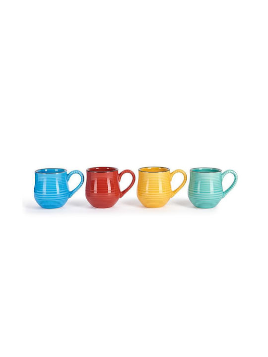 La Cafetière Комплект чаши Еспресо Керамични Кафяв 100мл 4бр