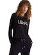 Long Women's Sweatshirt Black
