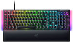 Razer BlackWidow V4 Underglow Gaming Mechanical Keyboard with Razer Yellow switches and RGB lighting (US English)