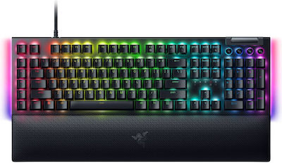 Razer BlackWidow V4 Underglow Tastatură Mecanică de Gaming cu Razer Yellow întrerupătoare și iluminare RGB Negru