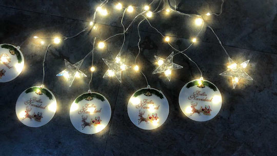 Lichterketten LED 3m. x 5cm Warmes Weiß Typ Vorhang 1Stück