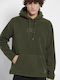 Funky Buddha Sweatshirt Fleece with Hood Green