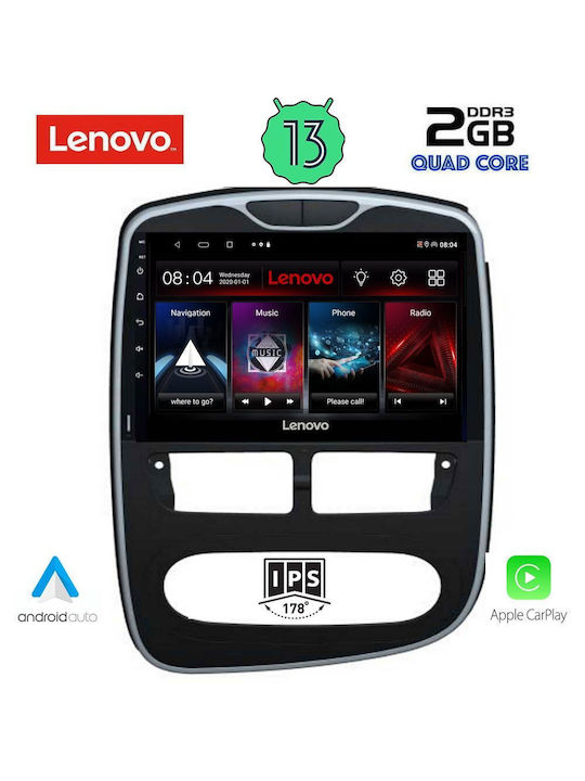 Lenovo Car-Audiosystem für Renault Clio 2012-2015 (Bluetooth/USB/WiFi/GPS) mit Touchscreen 10"