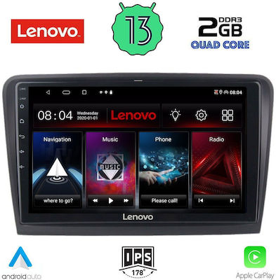 Lenovo Car-Audiosystem für Skoda Hervorragend 2008-2015 mit Klima (Bluetooth/USB/WiFi/GPS) mit Touchscreen 10"