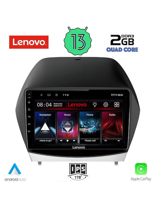 Lenovo Ηχοσύστημα Αυτοκινήτου για Hyundai iX35 2010-2015 (Bluetooth/USB/WiFi/GPS) με Οθόνη Αφής 10"