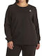 Women's Blouse Cotton Long Sleeve Black
