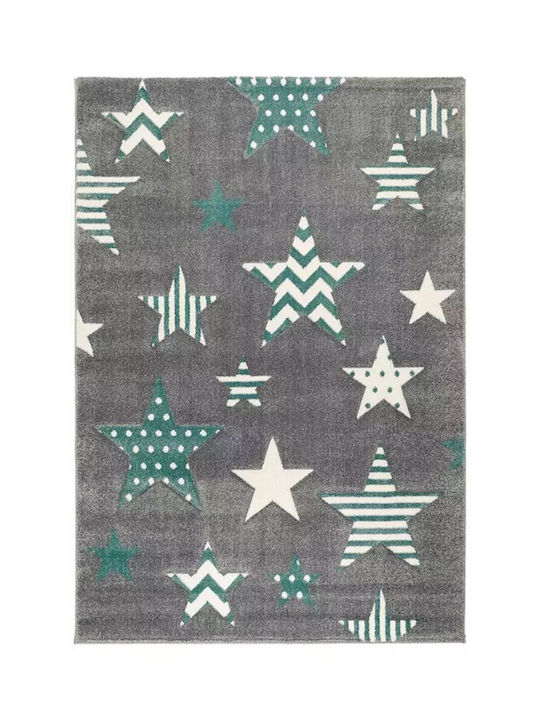 Koulis Carpets 1360a Παιδικό Χαλί Αστέρια Γκρι 70x150cm