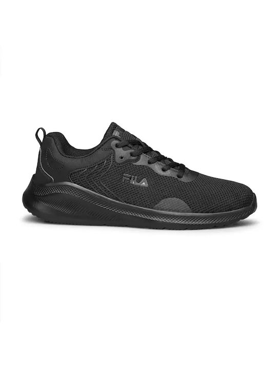 Fila Memory Lana Nanobionic Ανδρικά Αθλητικά Παπούτσια Running Μαύρα