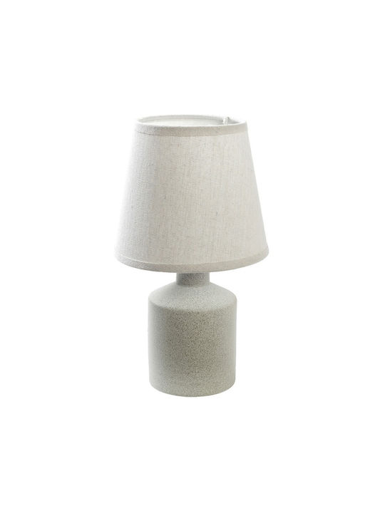 Espiel Ceramic Table Lamp with White Shade and Base