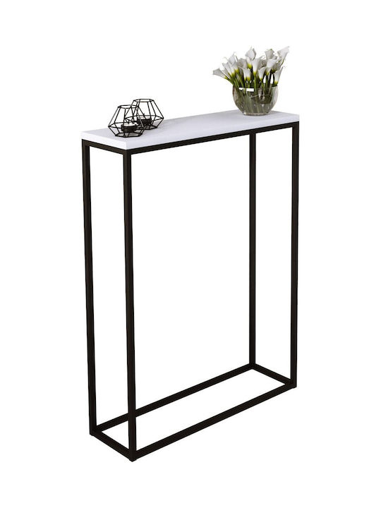 Peso Wooden Console Table Black L60xW20xH80cm