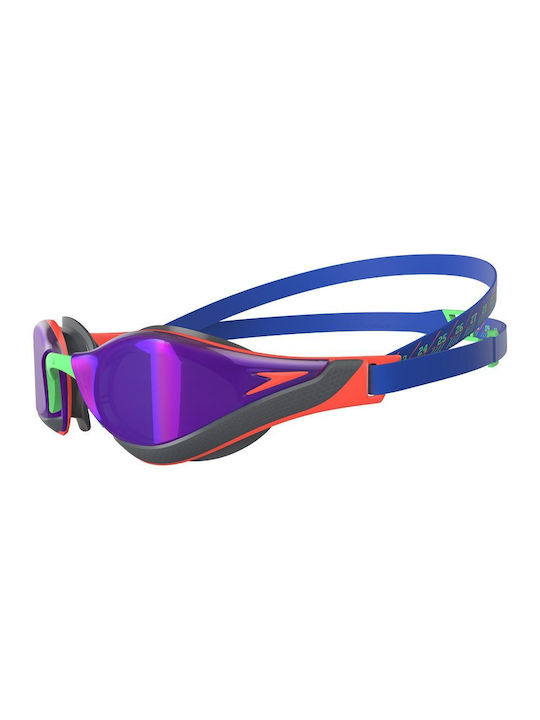 Speedo Fastskin Pure Focus Γυαλιά Κολύμβησης Ενηλίκων με Αντιθαμβωτικούς Φακούς Πορτοκαλί