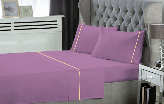 Le Blanc Sheet Sets King Size 270x300cm. Lilac 4pcs