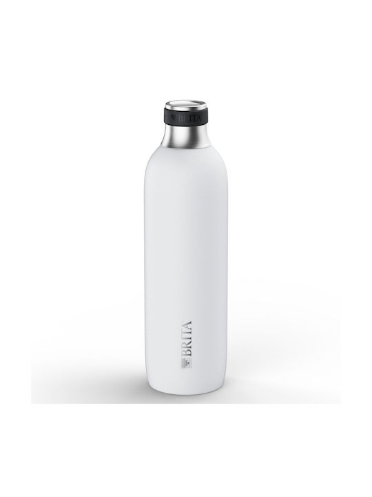 Brita Sodatrio Παγούρι Ανοξείδωτο 800ml Λευκό