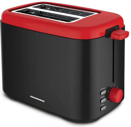 Heinner Φρυγανιέρα 2 Θέσεων 800W Μαύρη