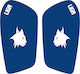 Liga Sport Adults Soccer Shin Protectors Blue SG-10-BLU