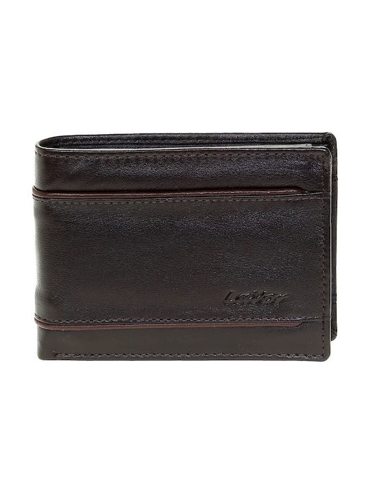 Lavor Men's Leather Wallet with RFID Brown