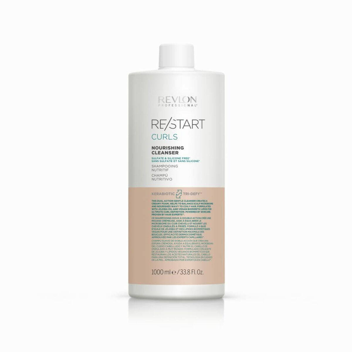 Restart Hair Smoothing 1x1000ml Shampoos Revlon Curly for