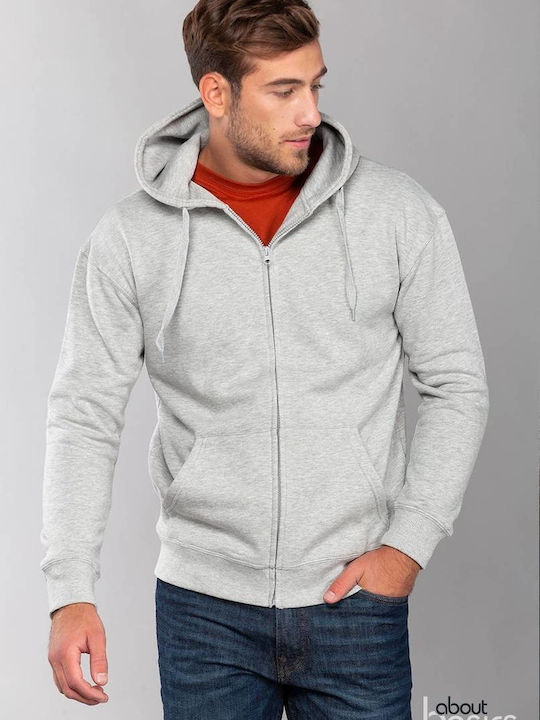 About Basics Werbe-Hoodie Grey Melange