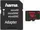 HAMA microSDXC 64GB Class 10 V10 UHS-I with Adapter