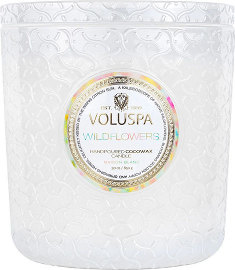 Voluspa Αρωματικό Κερί σε Βάζο με Άρωμα Wildflowers 850gr