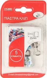 Tpster Metallic Clips 25mm 5pcs